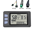P3H Electric Bike LCD Display Meter Dashboard Meter Display Panel 24V 36V 48V 60V for Electric Scooter (SM). 