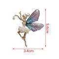 Butterfly Fairy Brooches Fashion Creative Clothing Accessories Pin Exquisite Butterfly Fairy Pin For Women Clothes Scarf Clip Collar Cuff Pins Jewelry Gift Nice. 