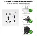 AC 110-250V 13A USB Wall Socket Universal Wall Socket Panel With 2 USB Port Plug Charger Switch Power Outlet (USB Base). 