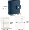 A9 Mini Binder Planner 3-Ring Binder Organizer Wallet 120 Sheets Memo Weekly Refills Pockets Planner Budget Notebook. 