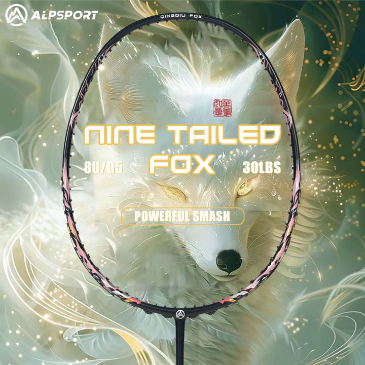 ALP-SPORTS%20Fox+8U%20Ultralight%20Carbon%20Fiber%20Badminton%20Racket%20(Women)%20%7C%20Sri%20Lanka%20Edition%20%7C%2062g%20Lightweight%20Design%20-%20Image%202
