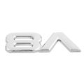 2PCS 3D Silver Auto Motor V8 Car Rear Emblem Decal Badge Sticker with TURBO Auto 3D Metal Emblem Badge Decal Sticker. 