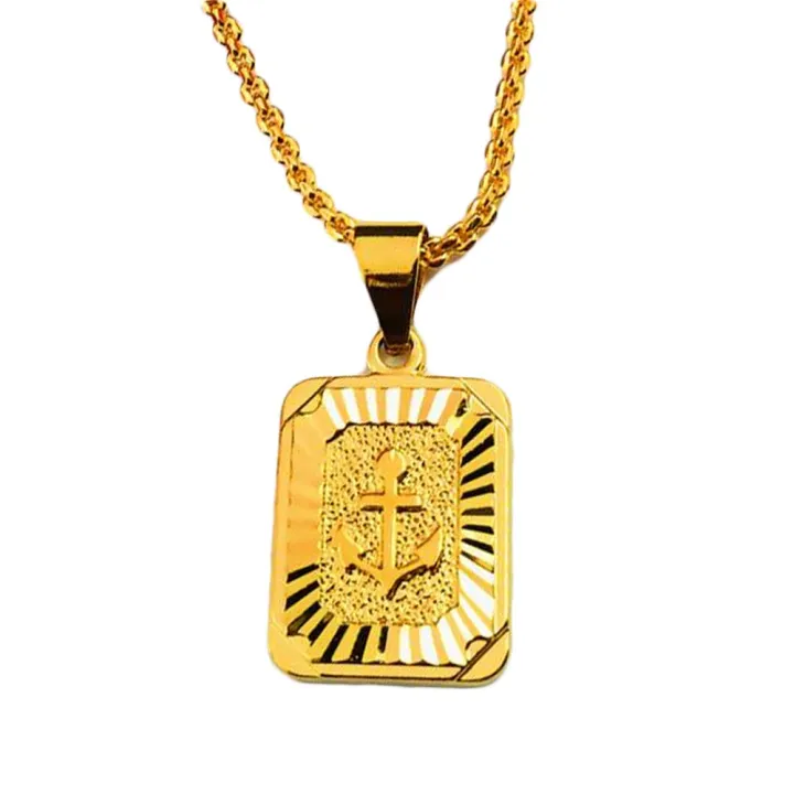 Gold%20Plated%20Guarantee%20Diamond%20Cut%20Chain%20with%20Box%20Ancor%20Pendant%2018%20-%2024%20inch%20Necklace%20%20-%20Free%20Gift%20Box%20%20-%20-%20Image%203