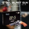 ZP-5 Gel Blaster Semi Metal Toy Gun Revolver. 