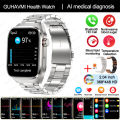 New Medical Grade Health Smartwatch Men's ECG+PPG Blood Glucose Pressure Fat Uric Acid 650mAh AMOLED Sport BT Call Smart Watch. 