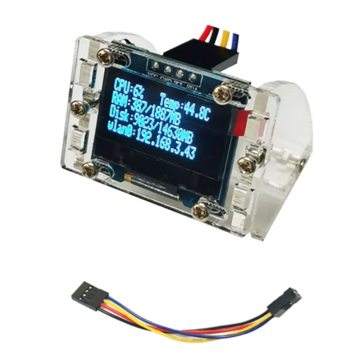 Suitable%20For%20Raspberry%20Pi%200.96%20Inch%20OLED%20I2C%20SSD%204Pin%20Module%20With%20Case%20LCD%20Screen%20Display%20CPU%20Temperature%20For%20Arduino%20STM32%20-%20Image%202