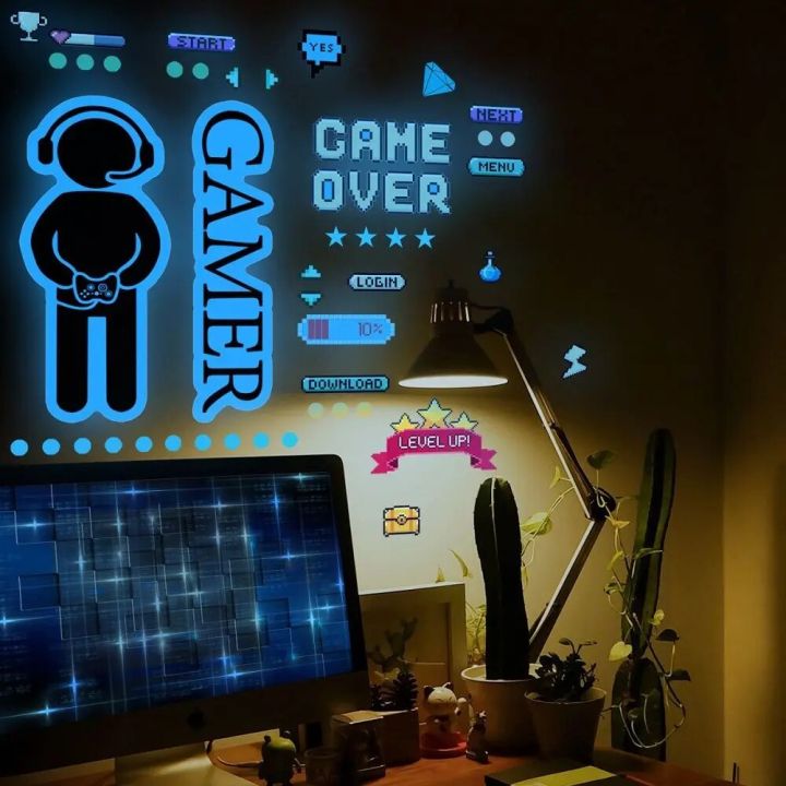 Luminous%20Game%20Wall%20Stickers%20Glow%20In%20The%20Dark%20Posters%20Murals%20Fluorescent%20Gaming%20Decals%20For%20Boys%20Room%20Bedroom%20Playroom%20Home%20Decor%20-%20Image%204