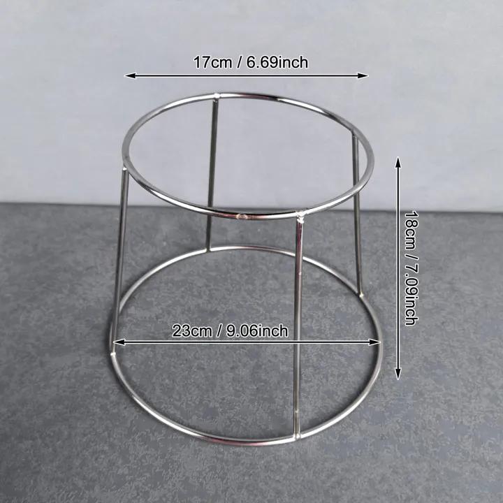 Double%20Tier%20Pie%20Stand%202-Tier%20Round%20Serving%20Tray%20Holder%20Stainless%20Steel%2017-23cm%20-%20Image%204