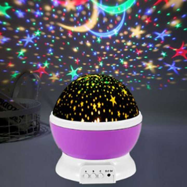 Star Master 360 Degree Rotation Sky Starry Light Multicolor 3d Night Light Projector Star Kids Led Night Light TBS