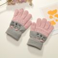 3- 10Years Old Cute Warm Kids Winter Gloves Windproof Candy Color Baby Gloves Soft Thicken Children Mittens Outdoor. 