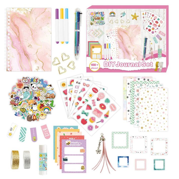 DIY%20Journal%20Set,%20Scrapbook%20&%20Diary%20Supplies%20Set,%20Teen%20Girls%20Stuff%20for%20Birthday%20Girl%20Gift%20Ideas,%20High%20Guality%20-%20Image%202