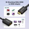 Ugreen Mini HDMI Adapter Mini HDMI to HDMI Cable Adapter 4K Compatible for Raspberry Pi ZeroW Camcorder Laptop HDMI Mini Adapter. 