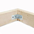 12 PCS L-Shaped Corner Bracket 90 Degree Connectors Corner Stand Right Angle Support Furniture Protector Hardware L Shape. 