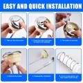8pcs Toilet Tanks Push Spring Efficient Water Saving Flush Control Spring Simple Installation for Home & Public Restrooms. 