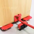 Moves Furniture Tool Transport Shifter Moving Wheel 5Pc Slider Remover Roller Heavy. 
