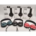 Headphone Headset MOR-600ap Extra Bass With Mic Stereo Gaming Headphones Suport Bass Headphone. 