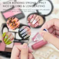 HEGRUS 5 PCS Nail Glue Beauty False Adhesive Nail. 