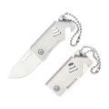 Compact Portable D2 Steel Outdoor Sharp for Travel Camping Keyring. 