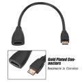 HDMI Female to Mini HMDI Male Adopter Cable Convertor 1080P 3D High Speed. 