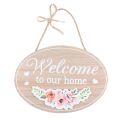 Wooden Welcome to Our Home Sign Delciate Decorative. 