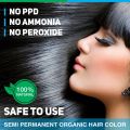 Vegetal Safe Hair Color -Soft Black 100gm (Pack of 2) - Certified Organic Chemical and Allergy Free Bio Natural Hair Color with No Ammonia Formula for Men & Women(FROM INDIA)NUZ. 