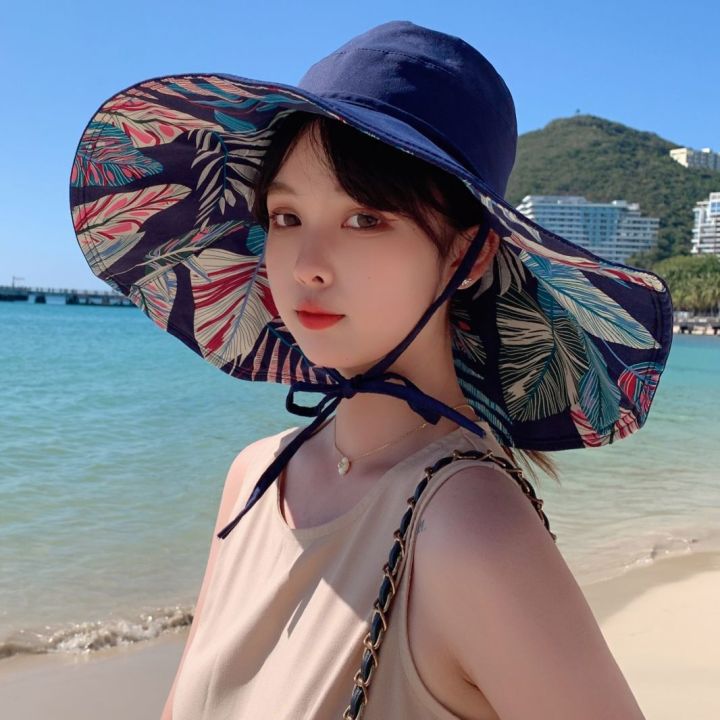 2023New%20Big%20Brim%20High-End%20Fashion%20Sun%20Hat%20Women's%20Summer%20Sun-Proof%20Face%20Cover%20Popular%20Uv%20Protection%20Sun%20Hat%20-%20Image%206