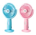 DP Rechargeable Fan 7606 Portable emergency rechargeable handheld high-speed battery-operated LED light travel-friendly multi-speed cooling. 