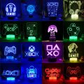 lights for decoration 3D LED Gaming Setup RGB Lamp USB Powered Gaming Room Children's Lamp Bedroom Night Lights LED Table Lamp Indoor Lighting Gifts. 