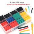 127-780pcs Heat-shrink Tubing Thermoresistant Tube Heat Shrink Wrapping Kit Electrical Connection Wire Cable Insulation Sleeving. 