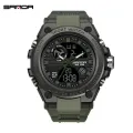 【Miga Plaza】 Men Watch  Luxury Sports Sports Electronic Watch LED Multifunction Watch Luxury Chronograph Fashion Outdoor Military Waterproof Men's Watch. 