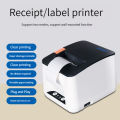 Thermal Barcode QR Code Sticker Clothing Tag Milk Tea Printer. 