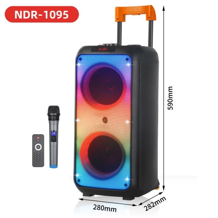 NDR 1095/Karaoke Speaker/Party Box/Bluetooth/Wireless Mic/JBL/Bluetooth