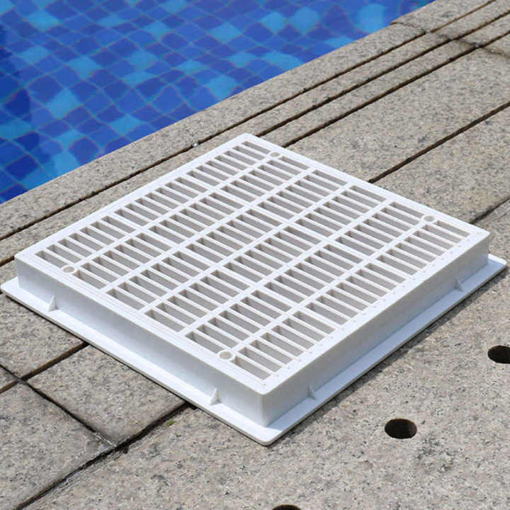 Ichiias 30x30cm swimming pool square main drain cover floor