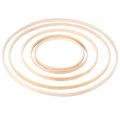 Wooden Rings,Bamboo Floral Hoops Wreath Rings Macrame Hoop Rings for DIY Wedding Christmas Wreath,Dream Catcher Crafts. 