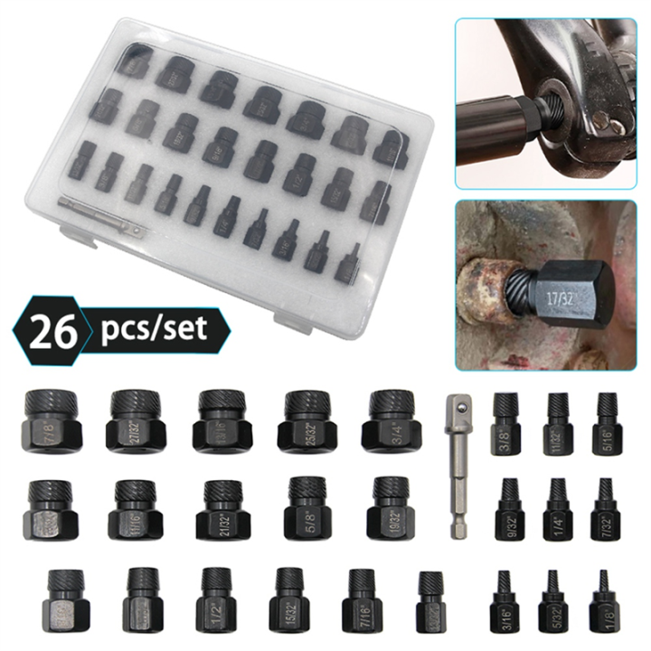 26Pcs%20Screw%20Bolt%20Extractor%20Drill%20Bit%20Set%20Disassemble%20Screws%20Bolt%20Stripped%20Broken%20Remover%20Tools%20-%20Image%202