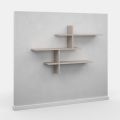New Modern Accent Wall Shelf in Architectural style to any blank wall in your bedroom,living room, Study Hall or any Indoor Applications. 