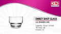 Clear Shot Glass Lucky Glass Set 6pcs 110ml Glassware Hotel & Home Use. 