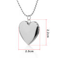 HOOH 1PC Heart Shaped Friend Photo Picture Frame Locket Pendant for Necklace Jewelry Couple Valentine's Day Gift Romantic. 