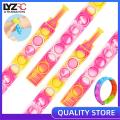 LYZRC Push Pop Bubble Sensory Fidget Bracelet Toy Wearable Stress Relief And Anti-Anxiety Sensory Silicone Wristband Fidget Toys For Kids. 