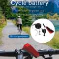 Motorized Bike Bicycle Friction Dynamo Generator Head Tail Light With Acessories. 