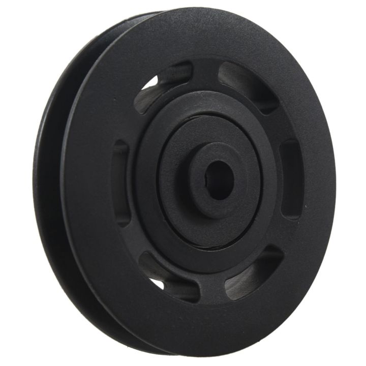 Spreeshop%204pcs%2095mm%20Black%20Bearing%20Pulley%20Wheel%20Cable%20Gym%20Equipment%20Part%20Wearproof%20-%20Image%206