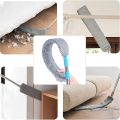 Best Quality Dust Brush Under Appliance Microfiber Duster with Extension Pole (40 to 54 inches) Bendable, Washable, Extendable Gap Dusters for Sofa Bed Furniture Bottom - Wet or Dry. 