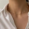 New Pearl Necklace Fashion Collarbone Chain Ins Simple Wind Women Necklace For Girl. 