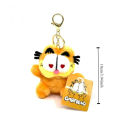 The Garfield Movie Anime Garfield Plush Doll Keychain Kawaii Series Ornaments Moe Cat Dog PP Cotton Garfield Plush Bag Pendant Soft  Ugly Cat Stuffed Toy Key Chain Manga Anime. 