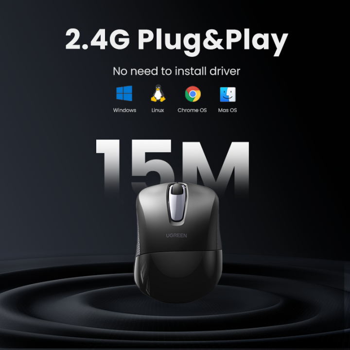 UGREEN%20Mouse%20Wi-re(less)%20Ergonomic%20Shape%20Silent%20Click%202400%20DPI%20For%20MacBook%20Tab-let%20Computer%20Laptop%20PC%20Mice%20Quiet%202.4G%20Wi-re(less)%20Mouse%20-%20Image%209