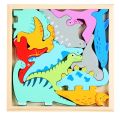 Baby 3D Puzzle Car Marine Wood Matching Board Jigsaw Children Toys Kid Education Tangram Montessori. 