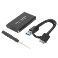【China 】 Mini SSD Hard Drive External Hard 5Gbps USB 3.0 SATA Hard Drive Aluminum Case. 