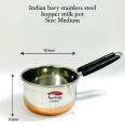 Stainless steel Indian Milk Pan -No 01 quality. 