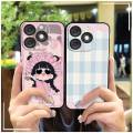 Cute Cartoon Phone Case For Itel A50/A667L Phone Pouch Graffiti Dirt-resistant Durable TPU Animals Fashion Design. 