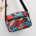 Bags for the Elderly Grandma Crossbody Small Square Bag Printed Nylon Women's Bag Oxford Cloth Shoulder Bag Casual Canvas Bag. 